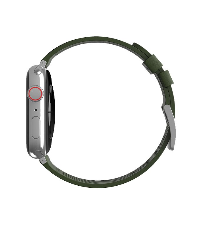 ⁦Everyday Leather Strap – Olive⁩ - الصورة ⁦2⁩